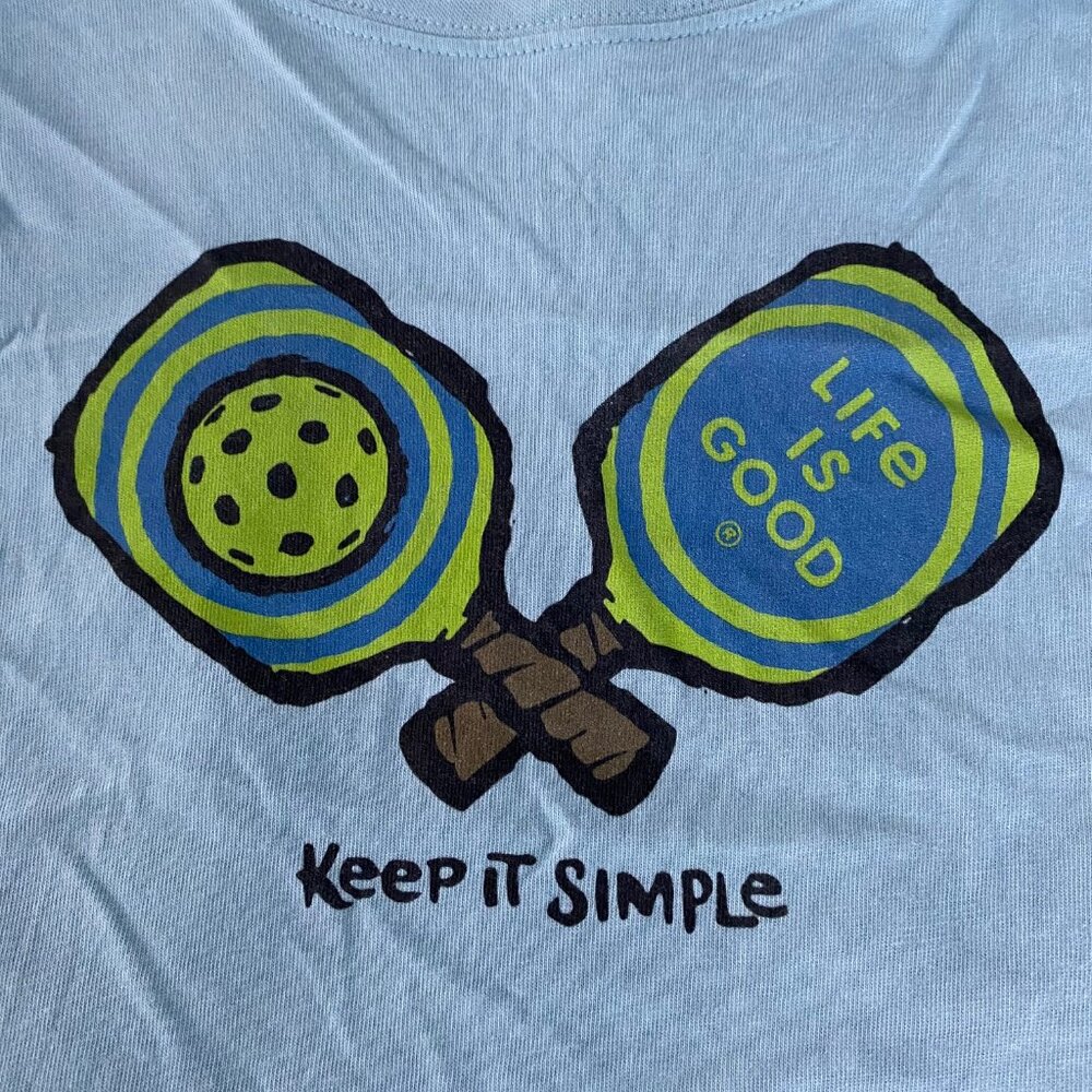 Life is Good Pickleball Shirt Sz XL - Picture 2 of 3
